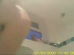 Isn't it a great idea to place a hidden webcam in your bathroom and spy on your sexy girlfriend? This sexy homemade voyeur vid is actually worth watching!