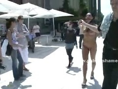 Breasty hot babe with skinny body and sexy ass abused and used in wicked public sex with deepthroat