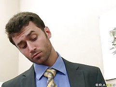 Kortney Kane is a hawt architect with lengthy legs and hawt tits that bring James Deen the inspiration to design. Look at him engulfing on these mounds and how valuable she feels when this chab does that. Is she going to get something betwixt these two or some ball cream on her pretty face?
