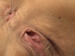 Lascivious studs are thrashing Oriental beauty's luscious twat