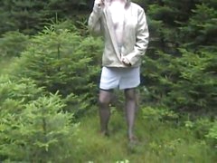 Nylons legal age teenager in the woods sucks and takes jizz flow